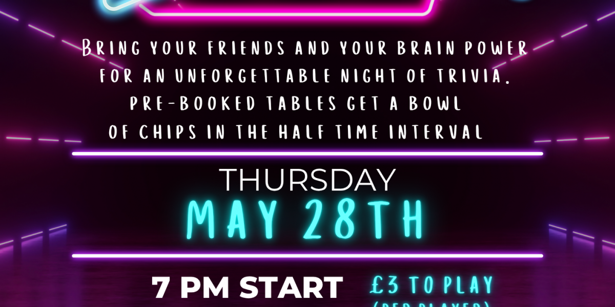 Speed-quizzing-Playfull-Neon-Minimalist-Trivia-Night-Flyer