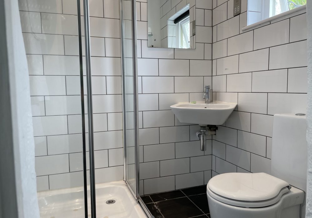 Spring cottage shower room
