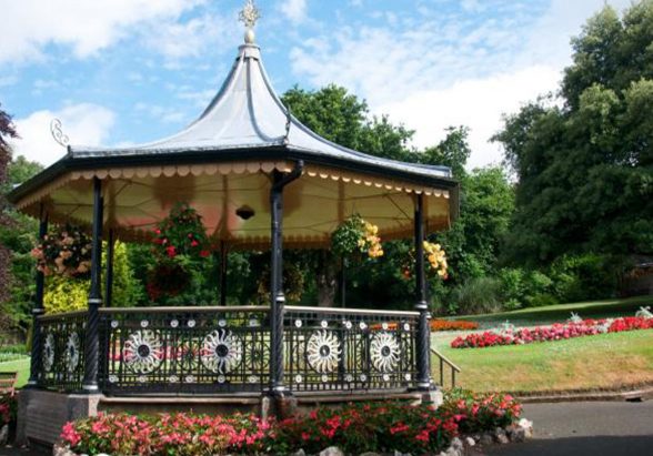 Bandstand in Victoria Gardens