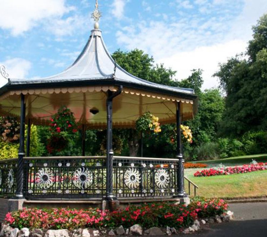 Bandstand in Victoria Gardens