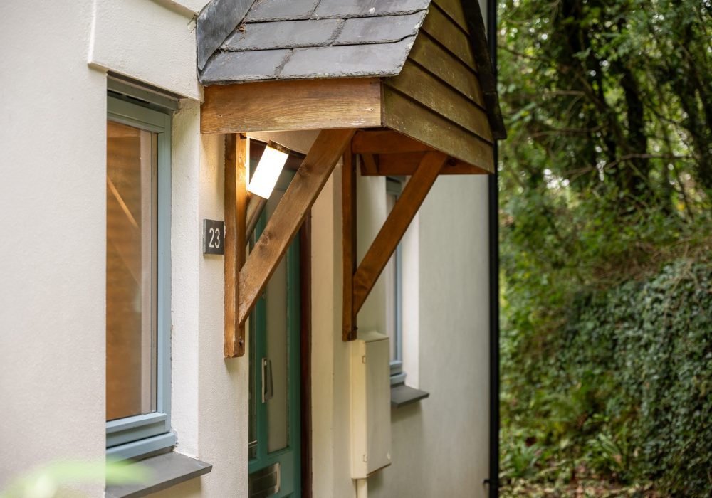 front door beacon woodland surroundings nature the valley cornwall
